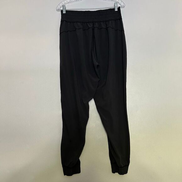 Lululemon Black Joggers Women’s Size 10 High Rise Stretch Rulu Pants - Picture 2 of 7